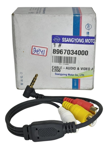 Cabo Auxiliar Audio Video Automotivo Korando C