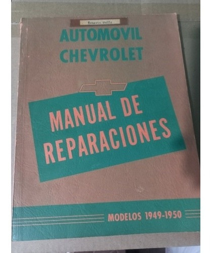 Manual De Taller Chevrolet 1949-1950