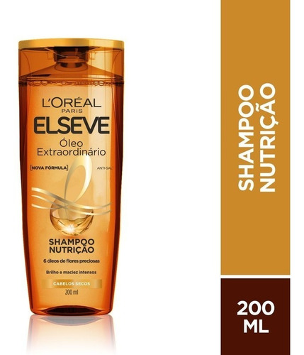 Shampoo Óleo Extraordinário 200ml L'oréal Paris Elseve