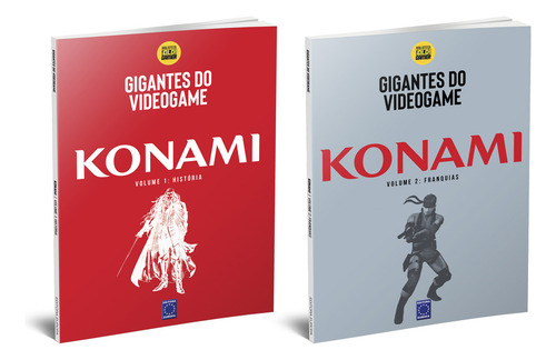 Gigantes do Videogame: Konami (Combo 2 volumes), de Editora Europa. Editorial Editora Europa Ltda., capa mole em português, 2022