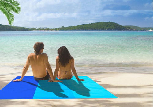 Manta De Playa Y Picnic A Prueba De Agua Y Arena 200x140 Cm