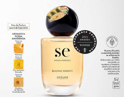 .se Swedish Experience Blazing Warmth Eau De Parfum Oriflame
