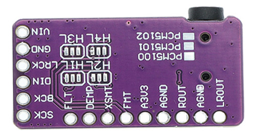 Decodificador I2s Pcm5102a Dac Gy-pcm5102 Módulo Reproductor