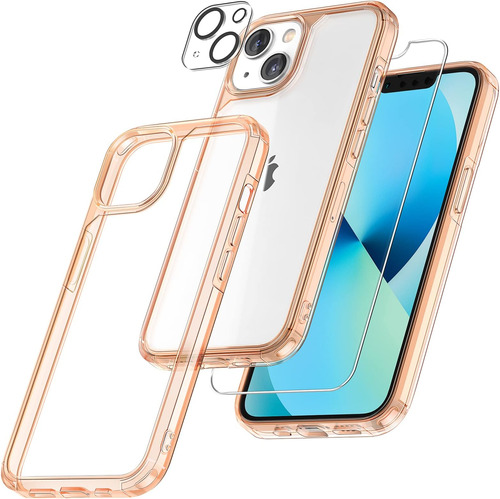 Funda Tauri P/para iPhone 13 2021 A Prueba Golpes/rose Gold