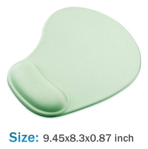 Mouse Pad Con Reposamunecas De Gel Ergonomico Verde