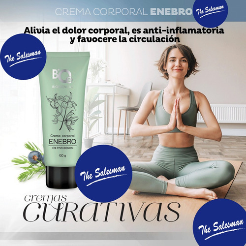 Crema De Enebro - Alivia Dolor Corporal Y Hemorroides 100ml Aroma Fresco Y Relajante.
