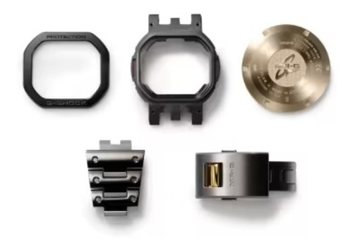 Imagen 5 de 10 de Reloj Casio G-shock Metal Cromo Cobalto Mrg-b5000b-1dr