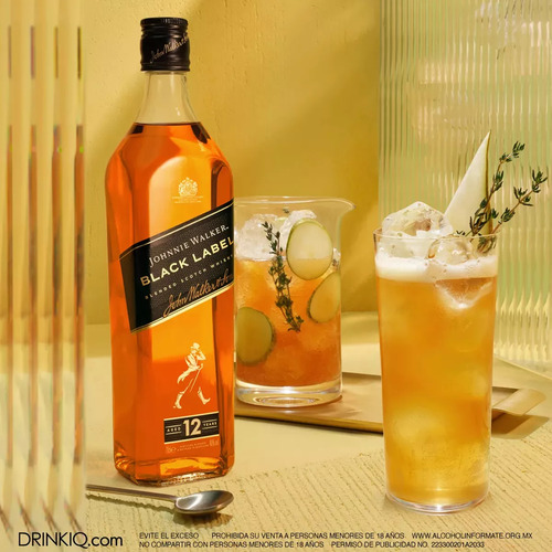 Pack 2 Botellas Whisky Johnnie Walker Black Label 750 Ml