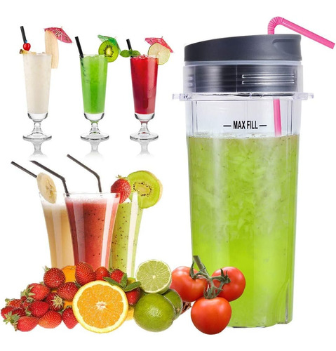 Vasos Para Reemplazo Abter P/ Nutri Ninja Bl770, Bl780 Y ...