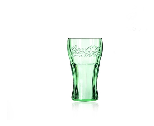 Vaso Vintage Verde Coca Cola 510ml Caja 24 Piezas 