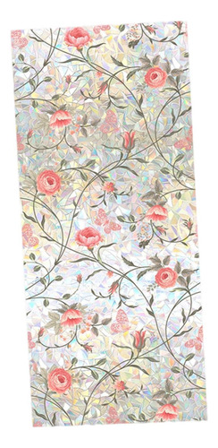 Calcomanía De Vidrio Disvalor Ventana De Flores Estilo B