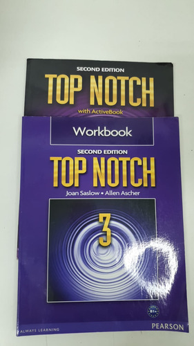 Livro Top Notch Workbook Joan Saslow E Allen Ascher Editora Pearson V6042 (Usado)