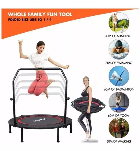 Trampolin para ejercicio fitness de 40 adultos y ninos niños