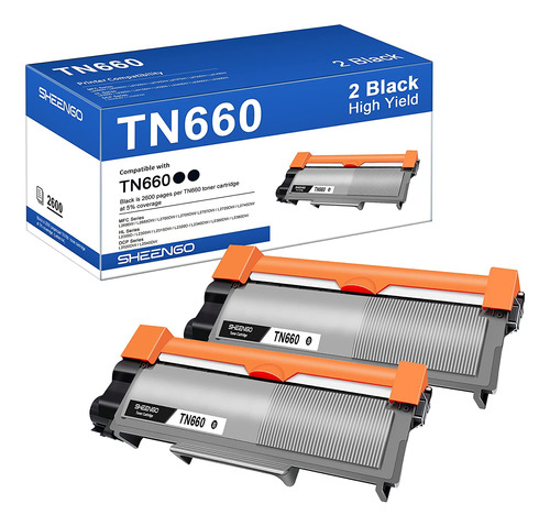 Tn660 Tn630 - Cartucho De Tóner Compatible De Alto Rendimien