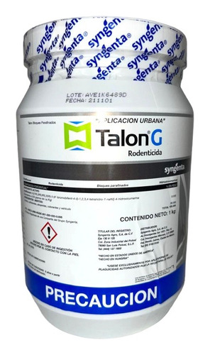 Talon G Bloque 1kg Rodenticida Anticuagulante 