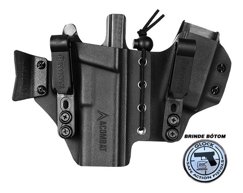 Coldre Glock Kydex Sidecar .40 Gen5 Acombat Invictus G22 