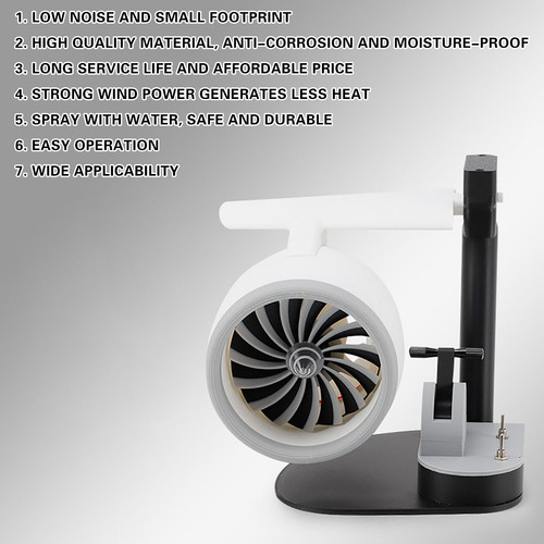 Ventilador Usb De Escritorio B Con Forma De Motor Turbofan Y