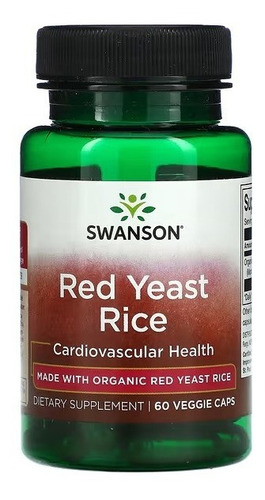 Red Yeast Rice Arroz De Levadura Roja Swanson