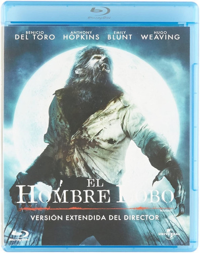 El Hombre Lobo | Blu Ray Benicio Del Toro Película Nuevo