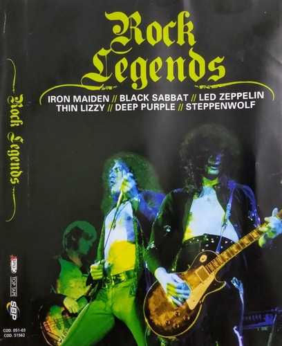 Rock Legenda Dvd Iron Maiden Led Zeppelin Deep Purple Y Más