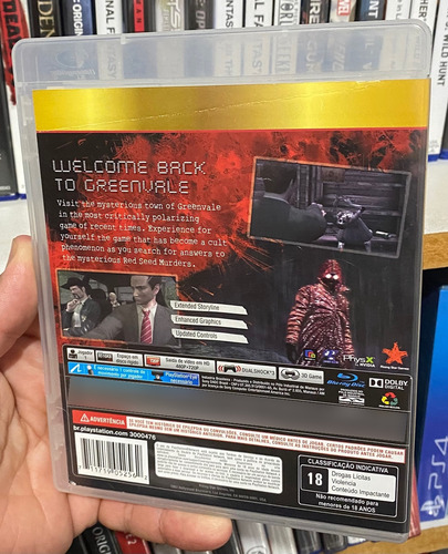 Deadly Premonition Jogo Raro.. Disco Sem Risco Ps3 Físico !! (Usado)