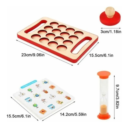 Juego Memoria Madera Didáctico Para Niños Memory Chess