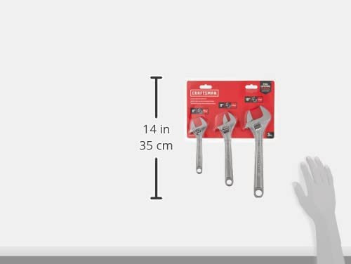 Juego De Llaves Ajustables Craftsman, 3 Piezas (cmmt12001)