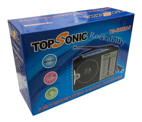 Radio Am Fm Topsonic Ts-222ac