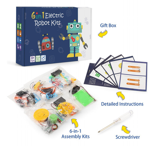 Kit De Robótica Stem Para Niños 6-12 Años, Manualidades De R