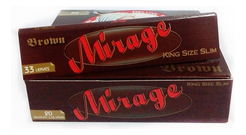 Caixa Seda Mirage Atacado King Size C/ 20 Marrom