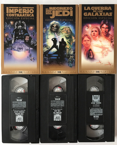 Edicion Especial Star Wars 3 Vhs La Guerra De Las Galaxias (Usado)