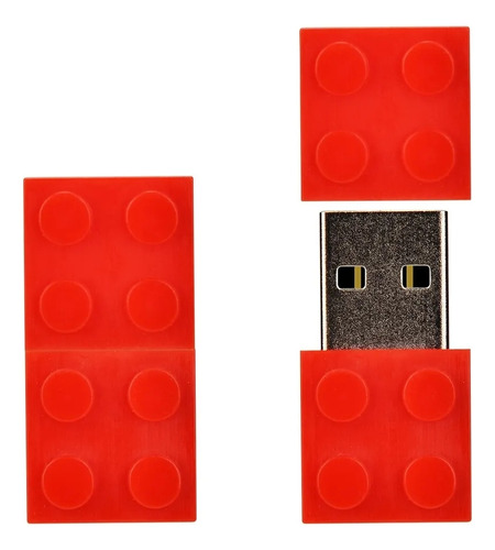 Memoria Usb 64gb Estilo Lego Colección Block De Construcción