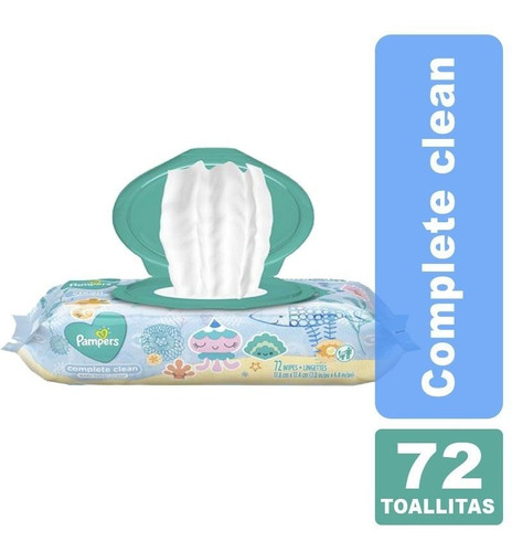 Toallitas Pampers Comp Clear 72