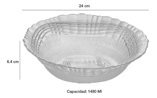 Imagen 3 de 9 de Juego De Compoteras C/ 7 Bowls Para Postre En Vidrio Wheaton