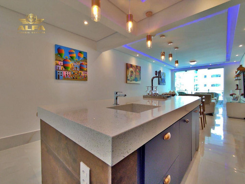 Imagem 10 de 22 de Apartamento Na Praia, 2 Dormitórios, 2 Suítes, 1 Vaga, 2 Quadras Do Mar Pitangueiras. - Ap1057