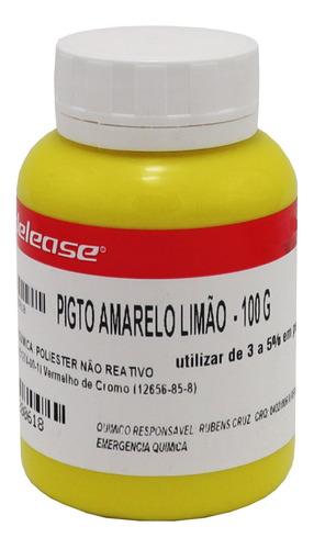 Pigmento Amarelo Limão Para Resinas Poliester Epoxi 100g