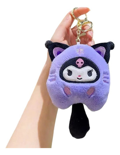 Llavero De Peluche Kuromi Hello Kitty My Melody Sanrio 