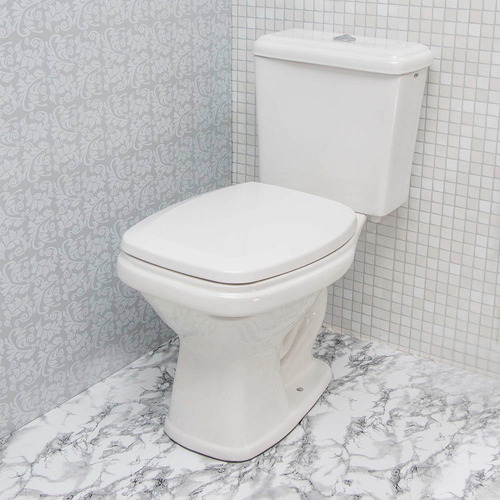 Tampa Sanitária Tupan Prímula Quadrada Branco Ap-00 Cor Gelo