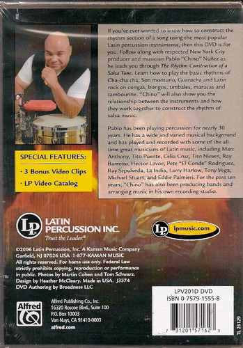 Pablo Chino Nuñez Construye Salsa Clinica De Percusion Dvd
