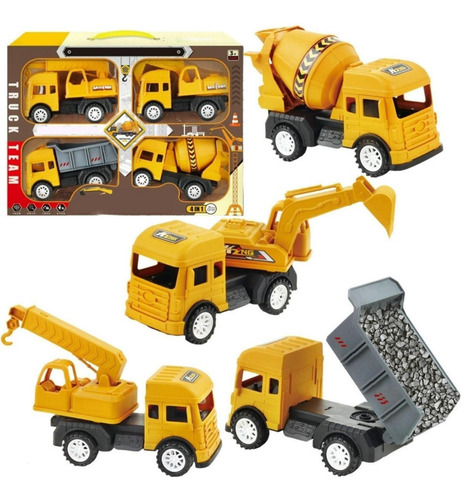 Caja De Regalo Grande X Kids Boy Engineering Truckconstructi