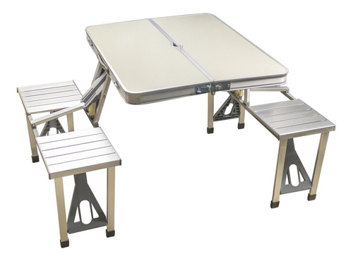 Imagen 5 de 10 de Mesa Plegable Camping Con Sillas