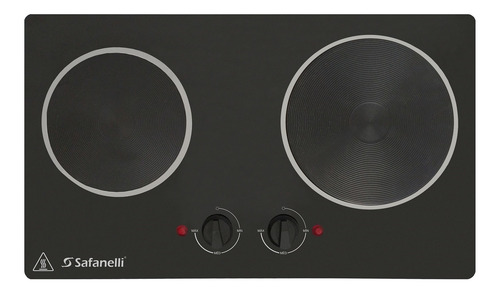 Imagem 3 de 10 de Fogão Cooktop Elétrico Gourmet 2 Bocas Safanelli