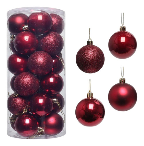 48 Piezas De Adornos Para Árboles De Navidad, Bolas De