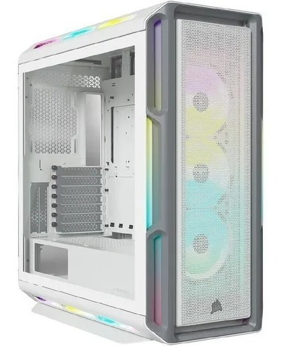  Gabinete Corsair Icue 5000t Rgb Midtower Atx Blanco Ventana