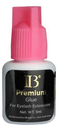 Adhesivo Pegamento Para Pestañas Ib Premium Tapa Rosa 5 Ml Color Negro