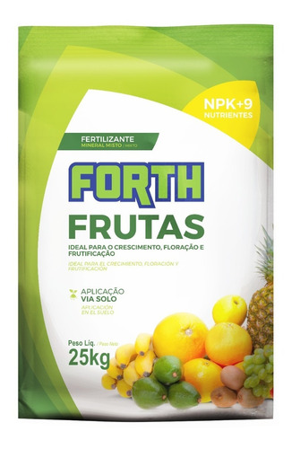 Fertilizante Forth Frutas 25 Kg