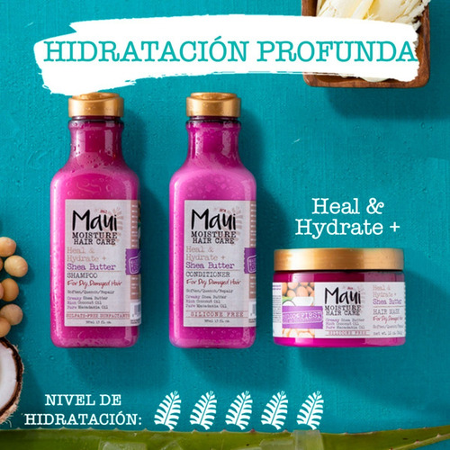 Shampoo Maui Moisture Shea Butter & Aloe Vera 385ml