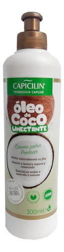 Capicilin Óleo De Coco Umectante Creme P/ Pentear 300ml