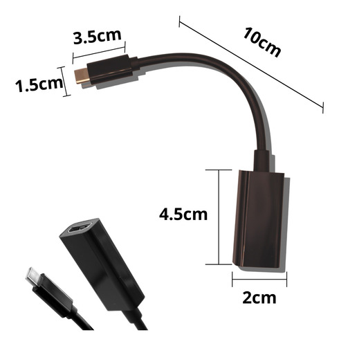 Convertidor Adaptador Hdmi Usb Tipo C A Hdmi Para iPhone 15