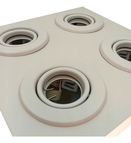 Plafon Aplique Cardanico 4 Luces Techo Living Moderno Gam